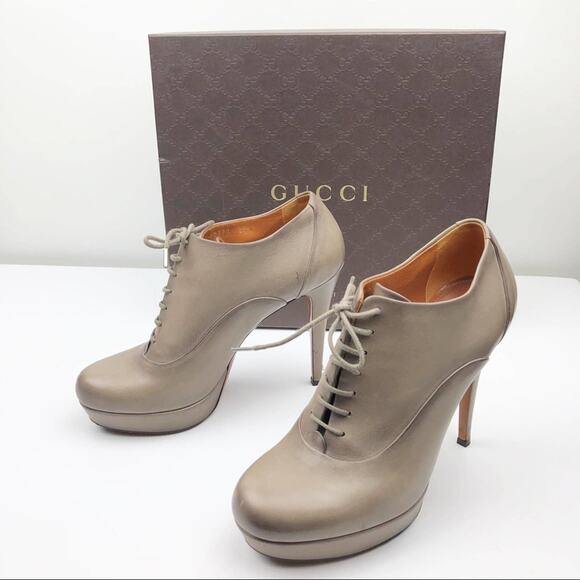 Gucci Francesina Saddle Tamponato Ankle Booties. - Picture 1 of 16